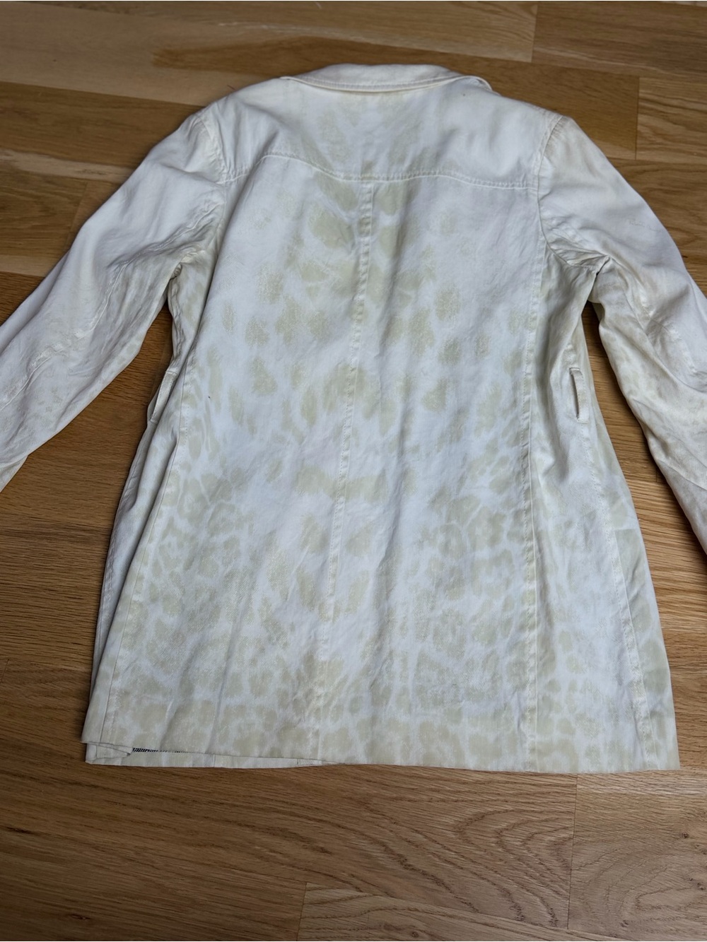 Roberto Cavalli Vintage Y2K Leopard Chain Trim Safari Jacket Belted S - Picture 10 of 15